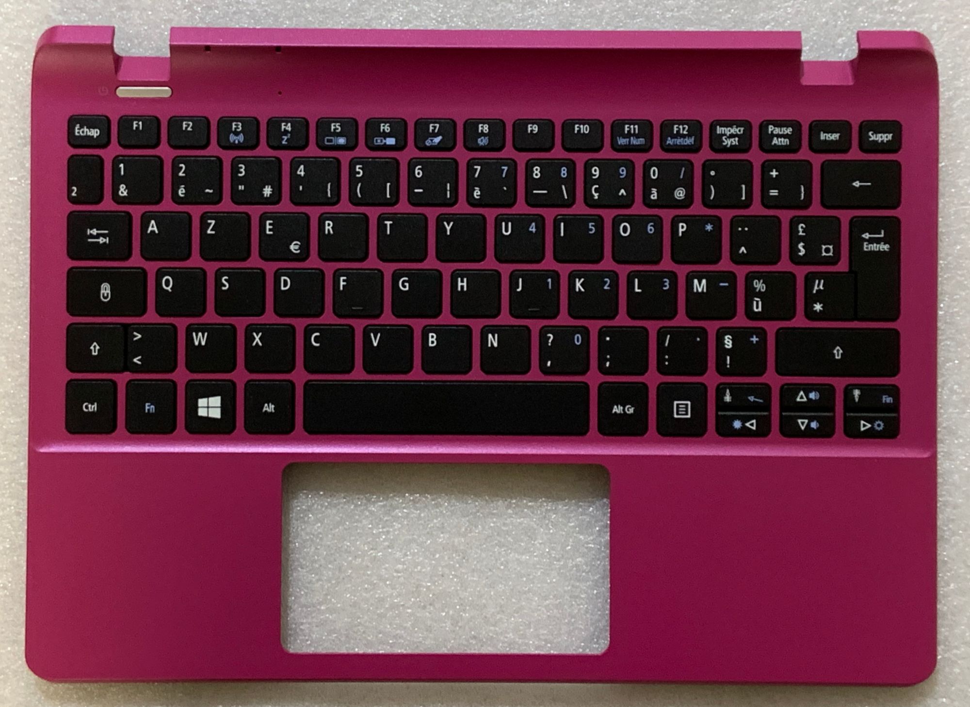 Acer Aspire E3-111 V3 Keyboard (French AZERTY, Pink)