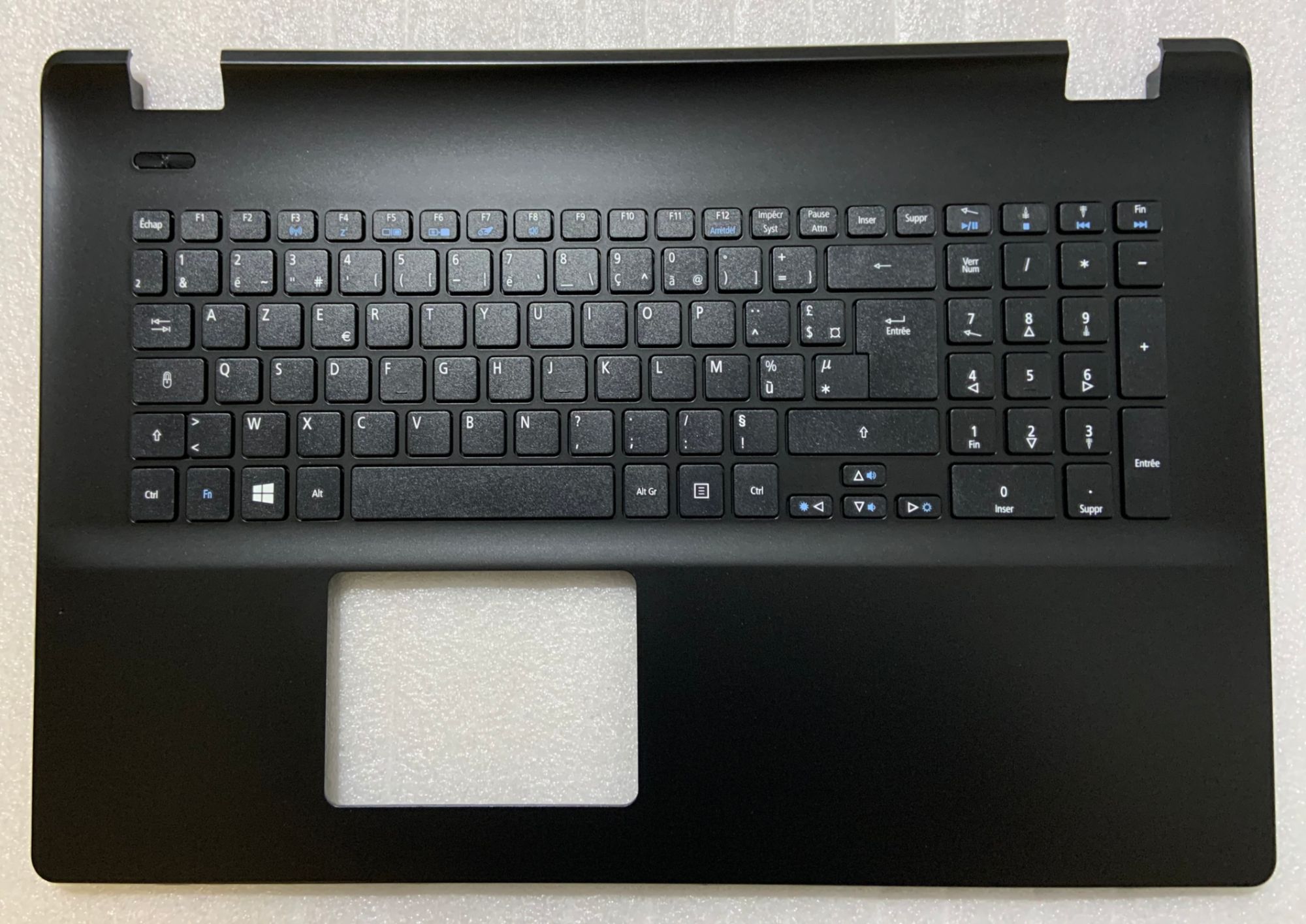 Teclado Francés AZERTY Acer TravelMate TMP276-M 60.VA0N7.009 TOP CASE Negro
