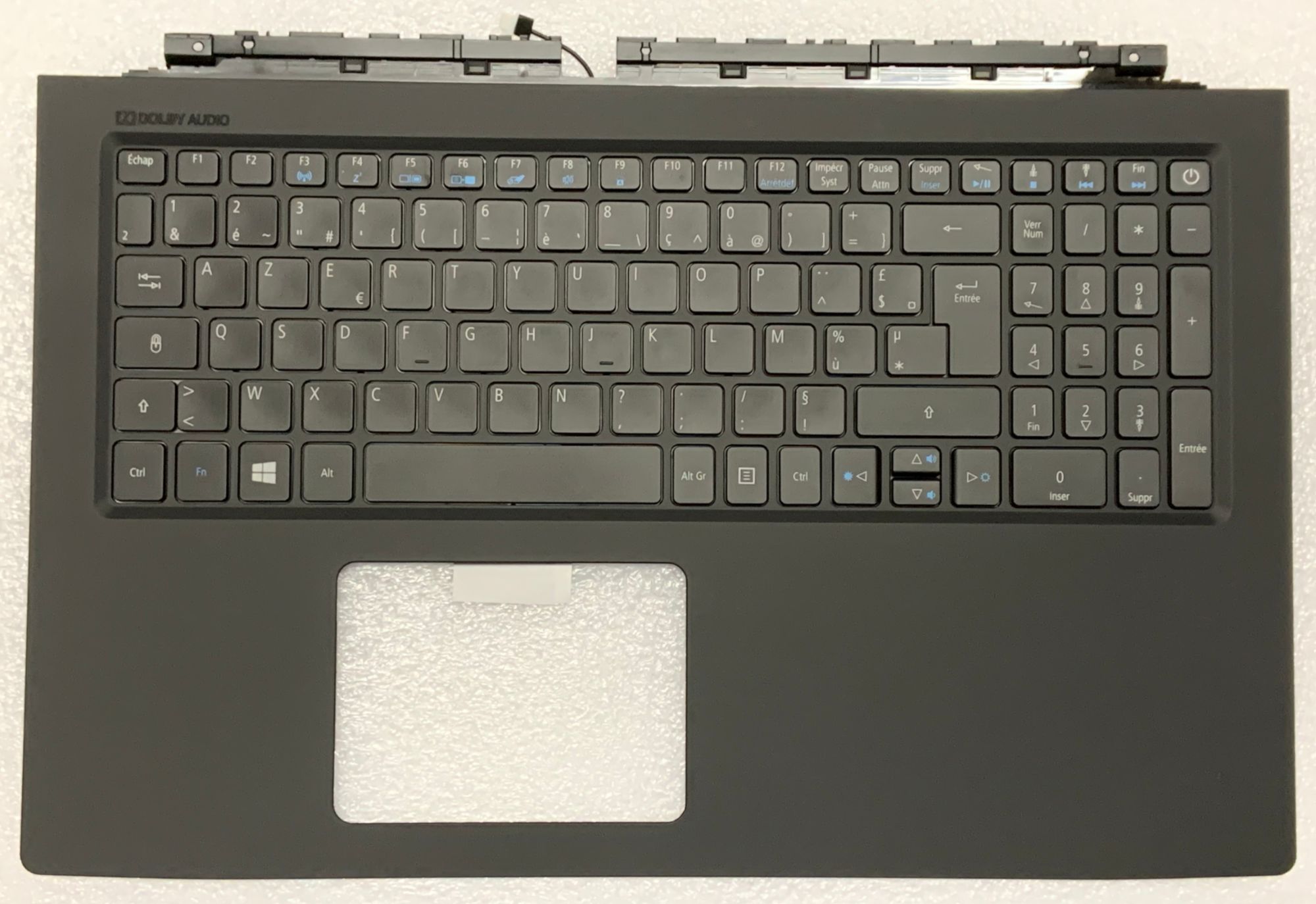 Teclado retroiluminado AZERTY Francés Acer Aspire VN7-592G 6B.G6HN1.012 Negro