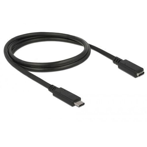 Delock USB-C Cable 1m, USB 3.2 Gen 1 (3.1 Gen 1), Black