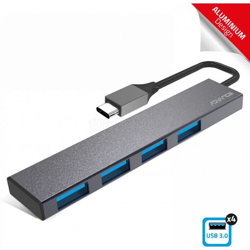 Hub USB 3.0 Tipo C Avanzado Xpand Inteligente - 4 puertos A