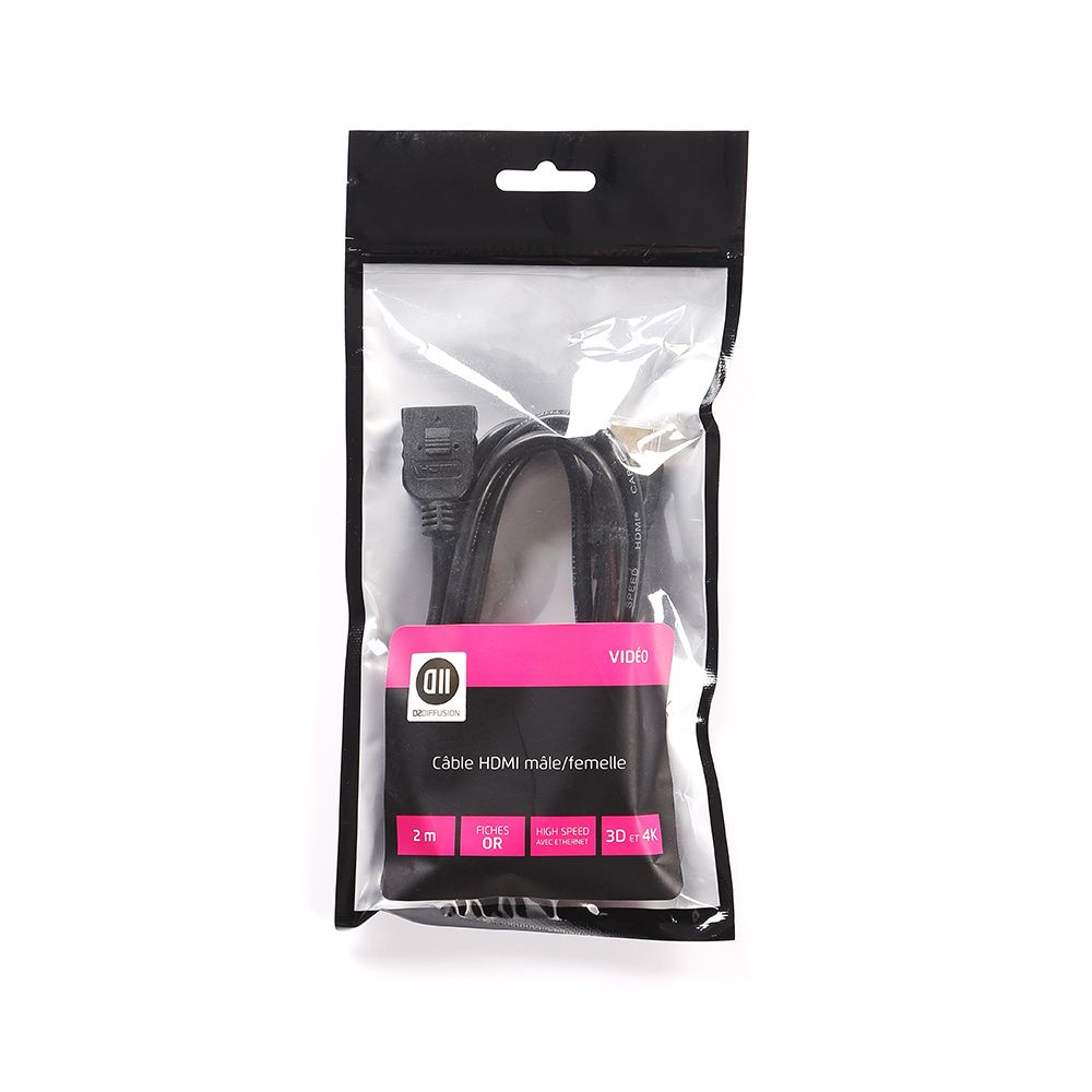 HDMI Cable D2 Diffusion 2m M/F (Extension)