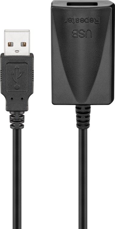 Goobay 68876 USB 2.0 Active Cable 5m - Black
