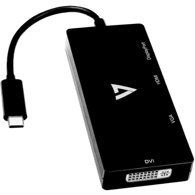 V7 USB-C to DP HDMI VGA DVI Adapter