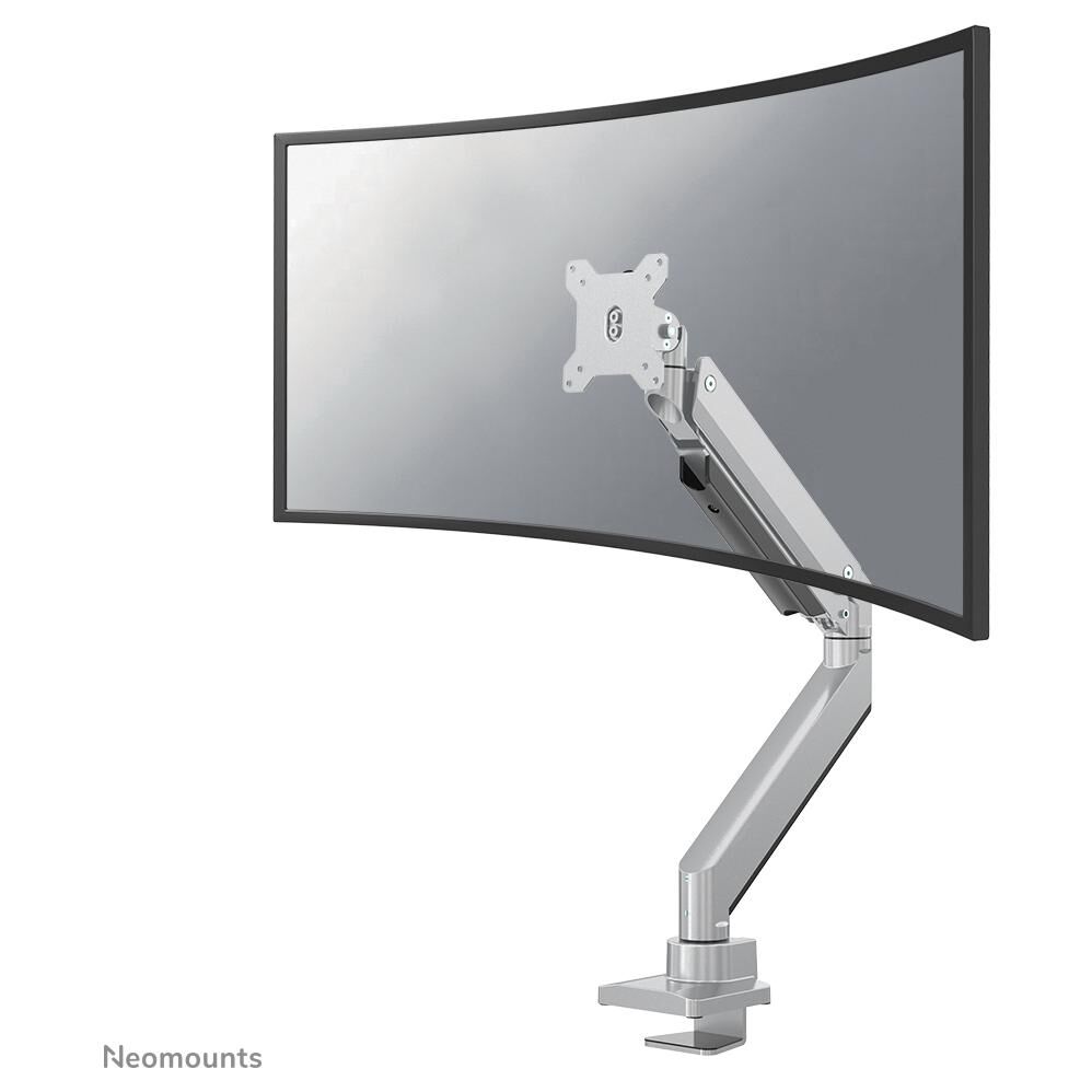 Neomounts NM-D775SILVERPLUS Gas Arm Monitor Stand - 10-49" - Topfix - 180° Lock
