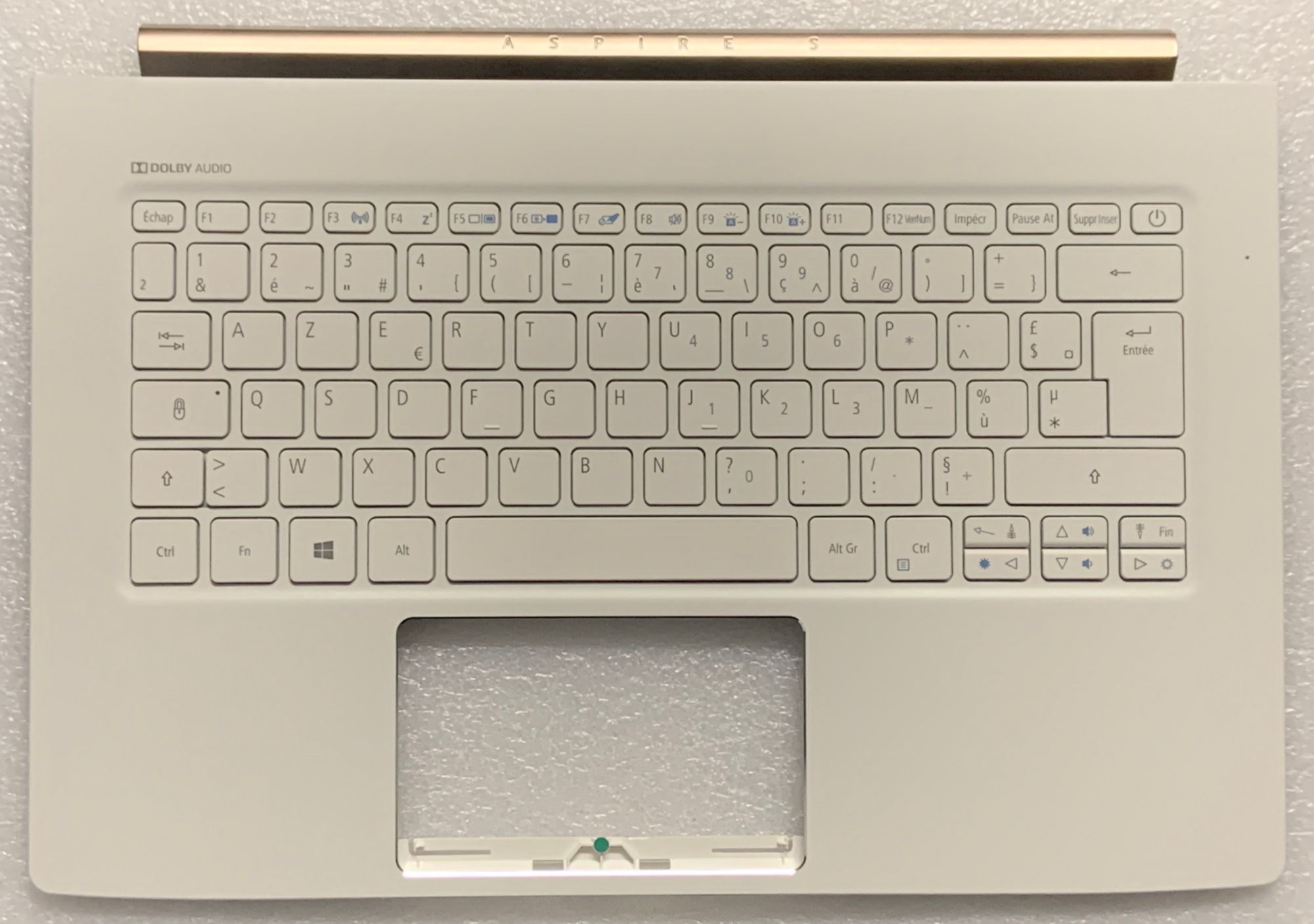 Acer Aspire S5-371 French AZERTY Keyboard, White (6B.GCJN2.015)