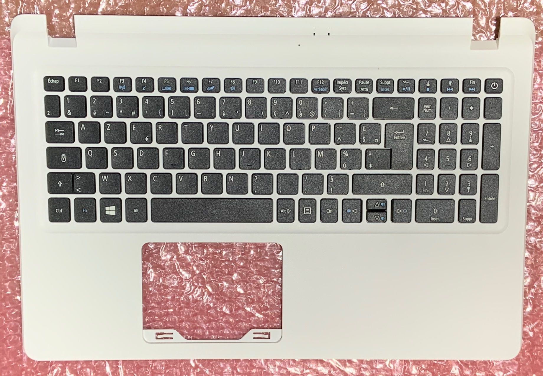 Acer Aspire ES1-523/ES1-572 French AZERTY Keyboard, White