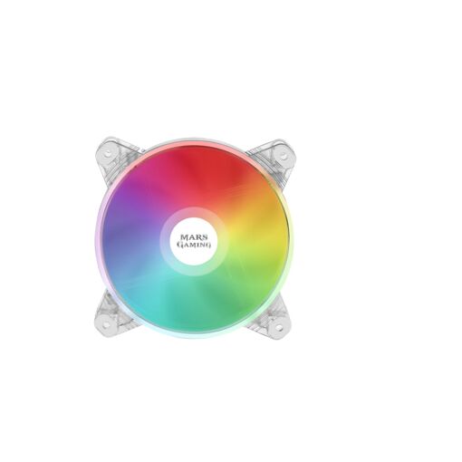 Ventilador de caso Mars Gaming MFD 12 cm RGB (Transparente)
