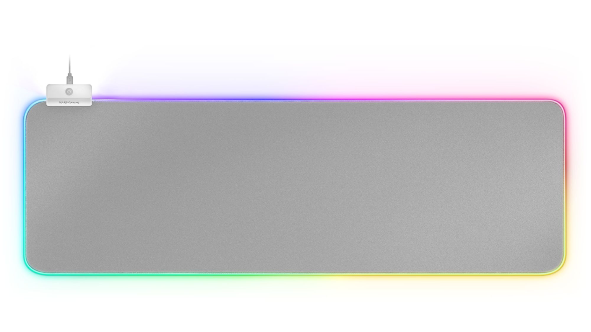 Mars Gaming XXL Mouse Pad - Grey/White