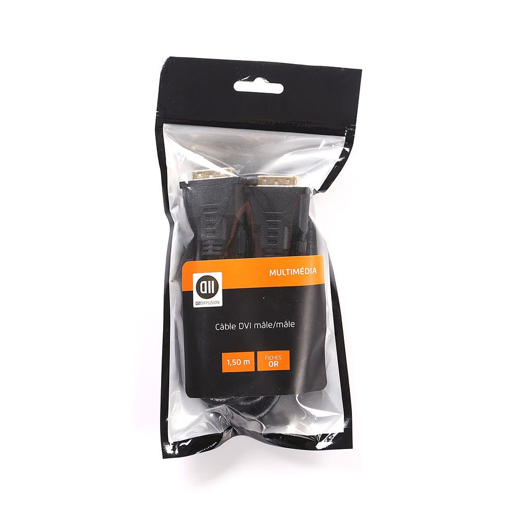 HDMI to DVI Cable, 1.5m, Black