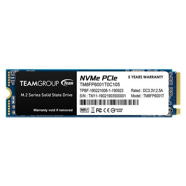 Team Group MP33 1TB M.2 PCI Express 3.0 NVMe SSD