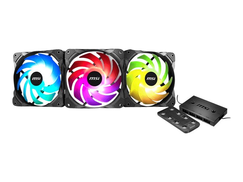 MSI MAX F12A-3H 120mm Fan (Pack of 3)