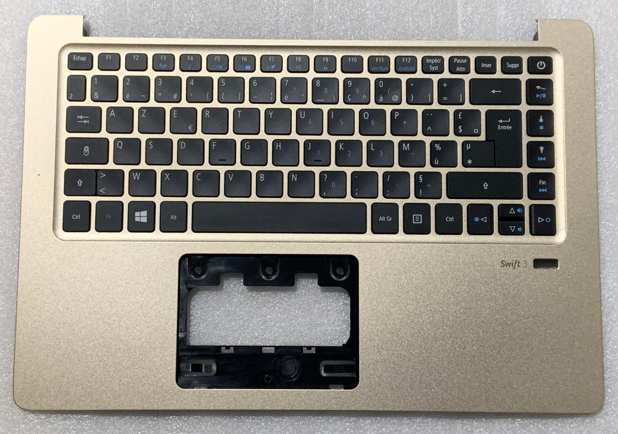Acer Swift SF314-51 French AZERTY Keyboard, Yellow