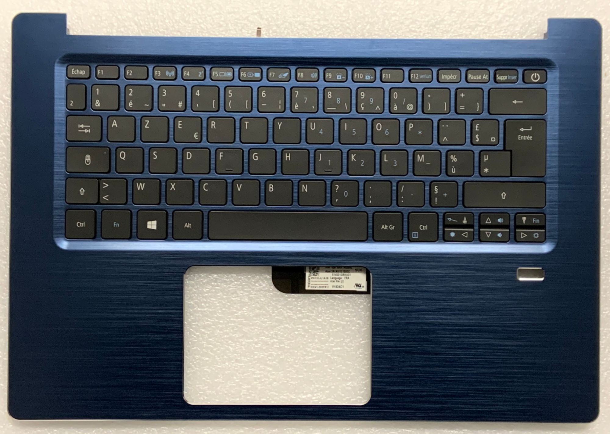 Teclado retroiluminado Acer Swift SF314-52 6B.GQPN5.030 AZERTY Francés, Azul