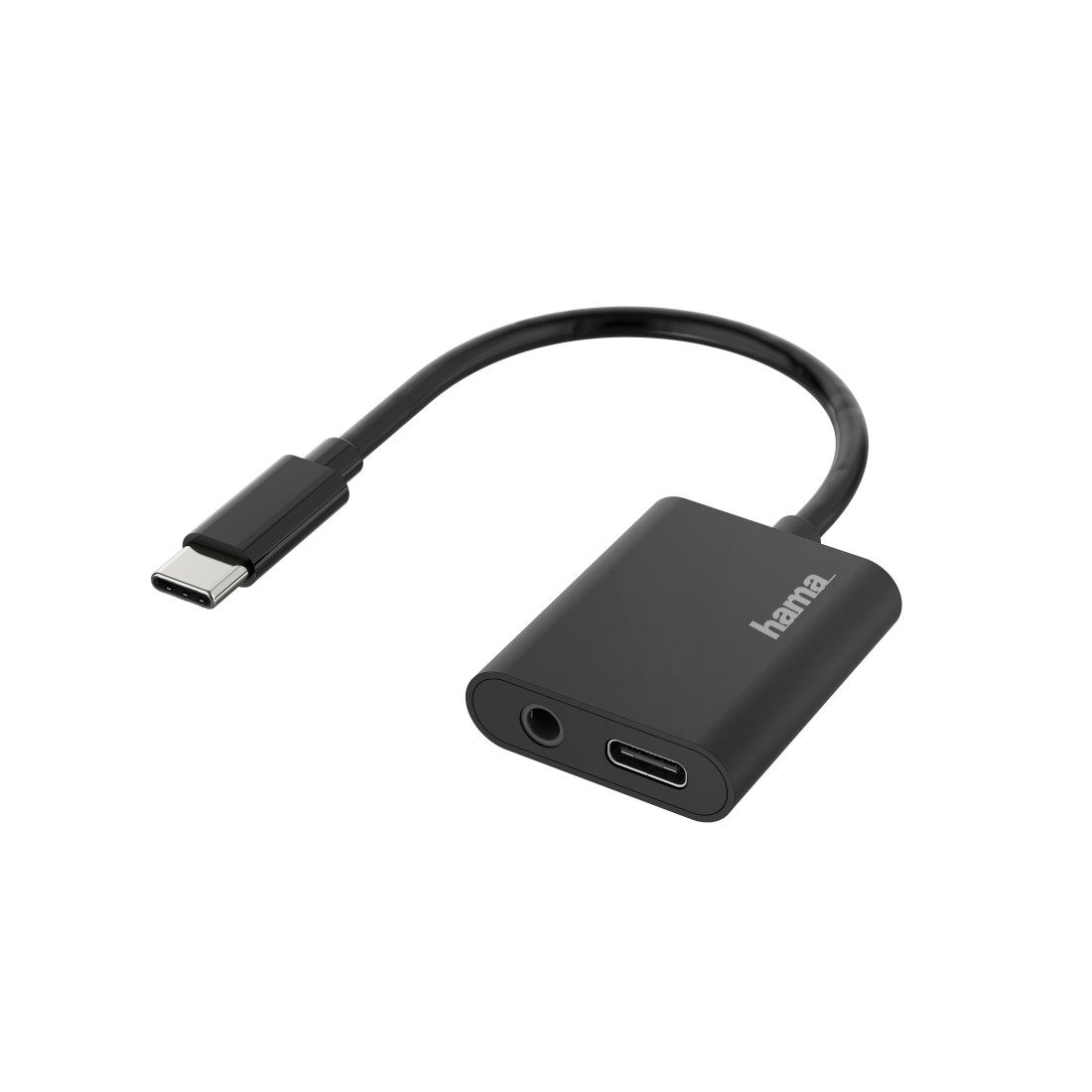 Adaptateur audio Hama 2 en 1 USB-C vers jack 3,5 mm