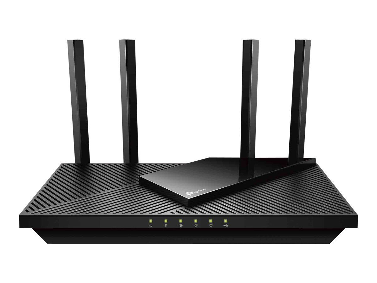 TP-Link Archer AX55 Pro - Enrutador inalámbrico con conmutador de 5 puertos - 1 GbE - 2 puertos WAN - Wi-Fi 6 - Doble banda