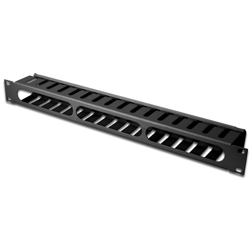 Panel de gestión de cables Digitus con tapa desmontable para armarios de 483 mm (19'), 1 U