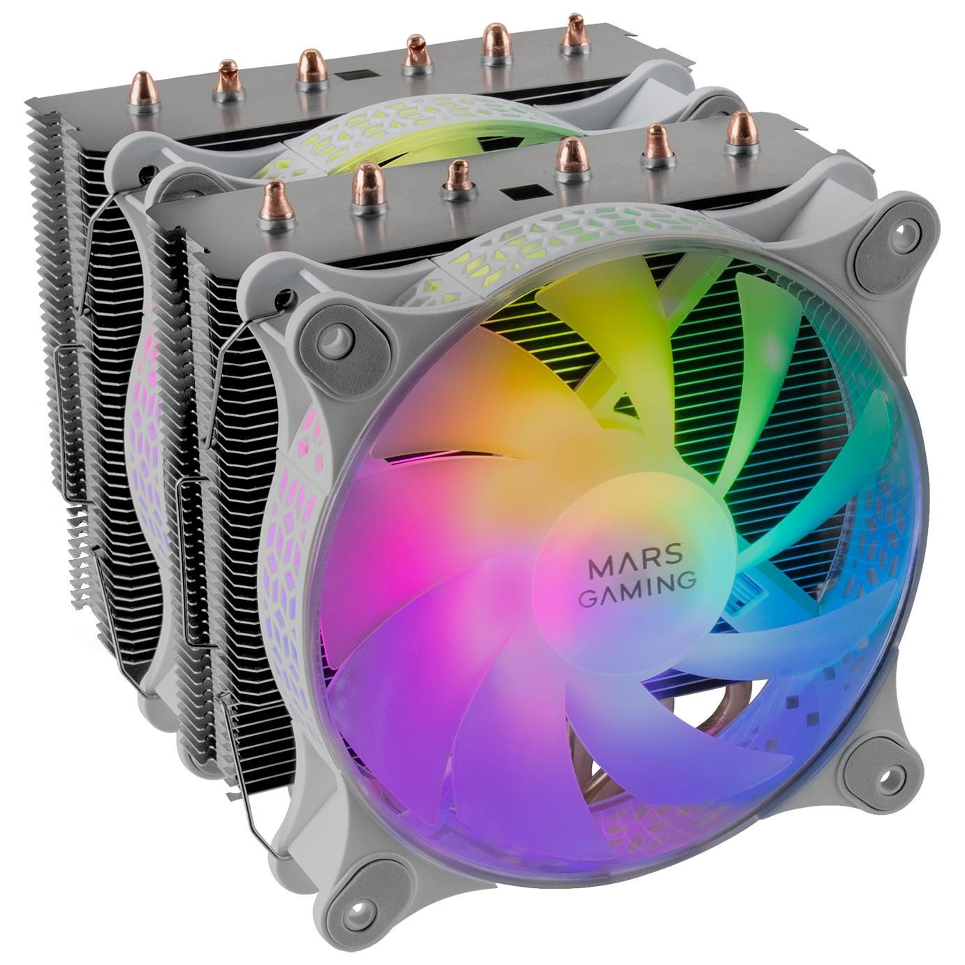 Mars Gaming MCPU-XT All-in-One Liquid CPU Cooler - 12cm White, 1 Piece(s)