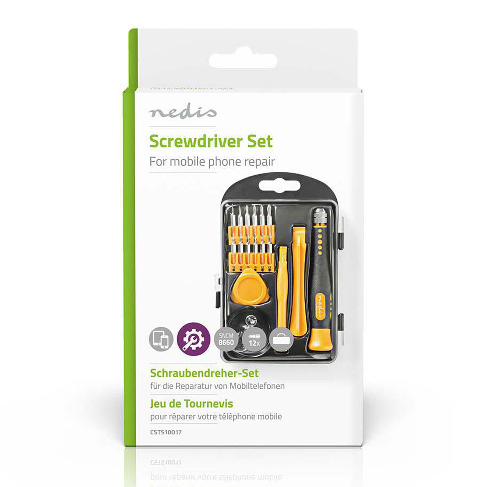 Nedis Tool Kit for PCs, Smartphones and Tablets