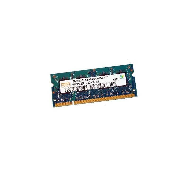 Hynix SODIMM PC Memory 800MHz 1GB DDR2 CL6 (HMP112S6EFR6C-S6)