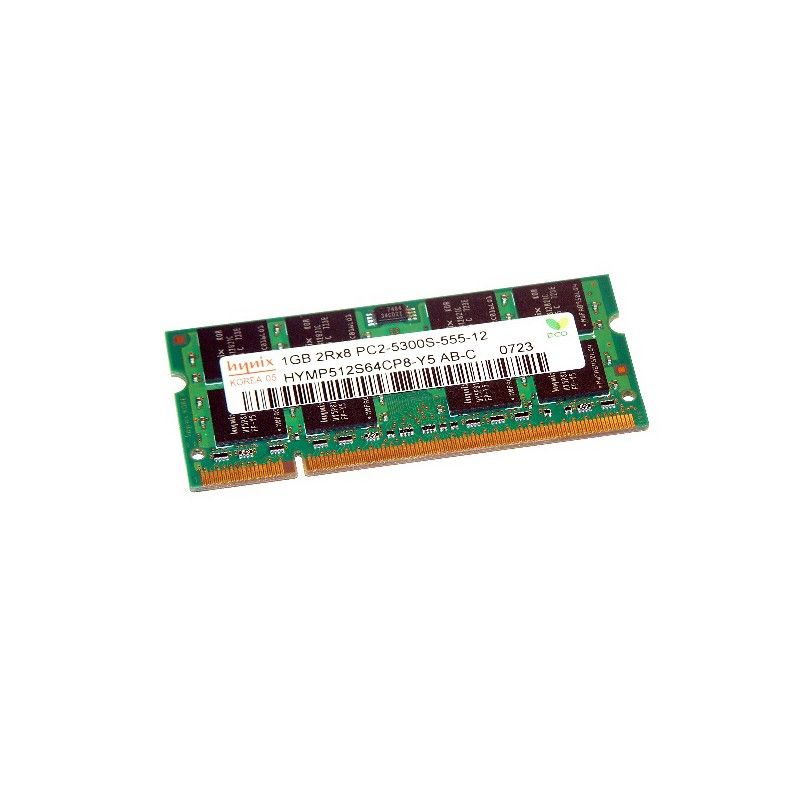 Hynix SODIMM DDR2 RAM 1GB 667MHz PC2-5300S CL5 (HYMP512S64CP8-Y5)