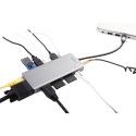 Silver HT Logan 13-in-1 USB Hub