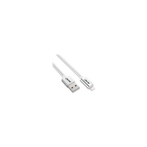 Cable USB Lightning InLine de 1 m, Plata/Aluminio, Certificado MFi