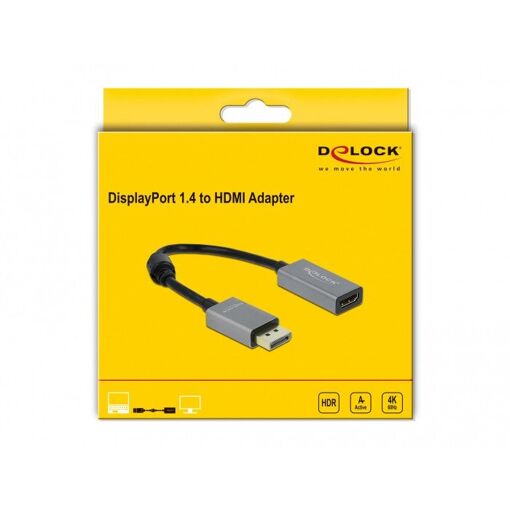 Adaptateur Delock actif DP 1,4 vers HDMI 4K 60 Hz