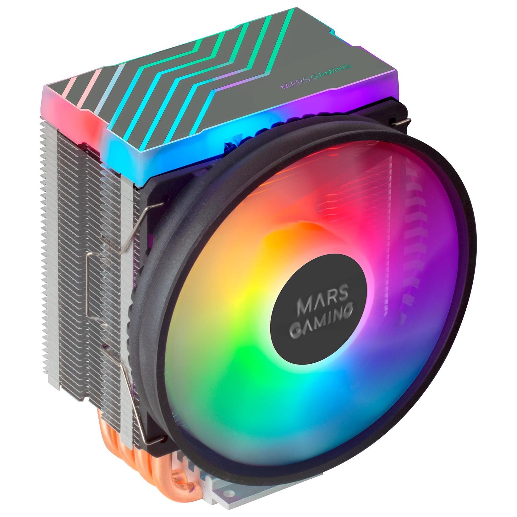 Mars Gaming MCPU44 Computer Cooling System - 11cm Air Cooler - Black (1 Piece)