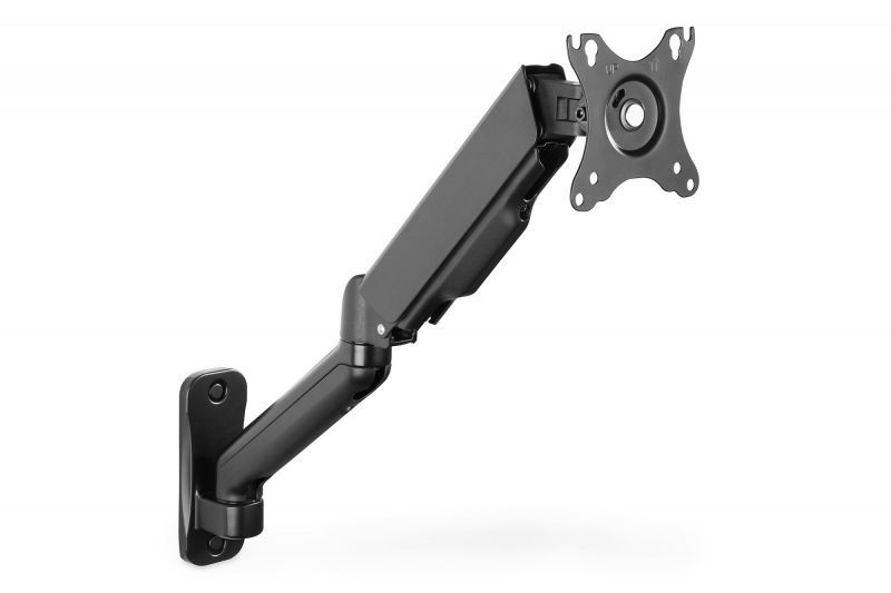 Digitus Universal Wall Mount with Gas Spring and Swiveling Arm (9kg, 17-32 inch)