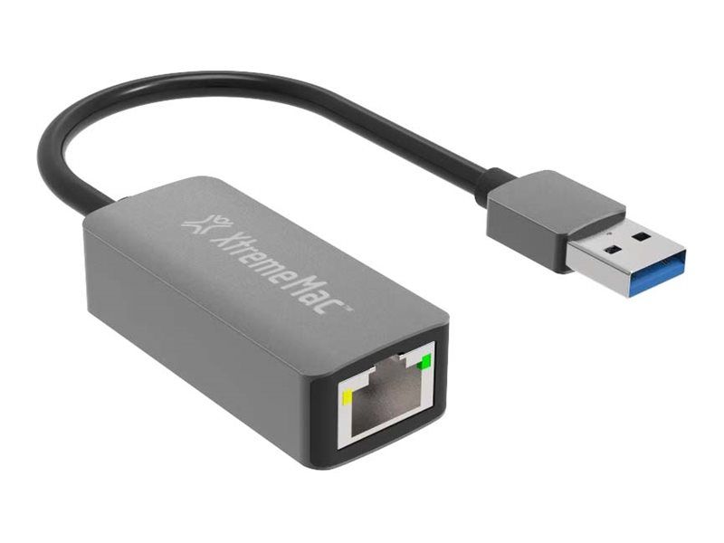 XtremeMac USB 3.0 Gigabit Ethernet Adapter - Silver
