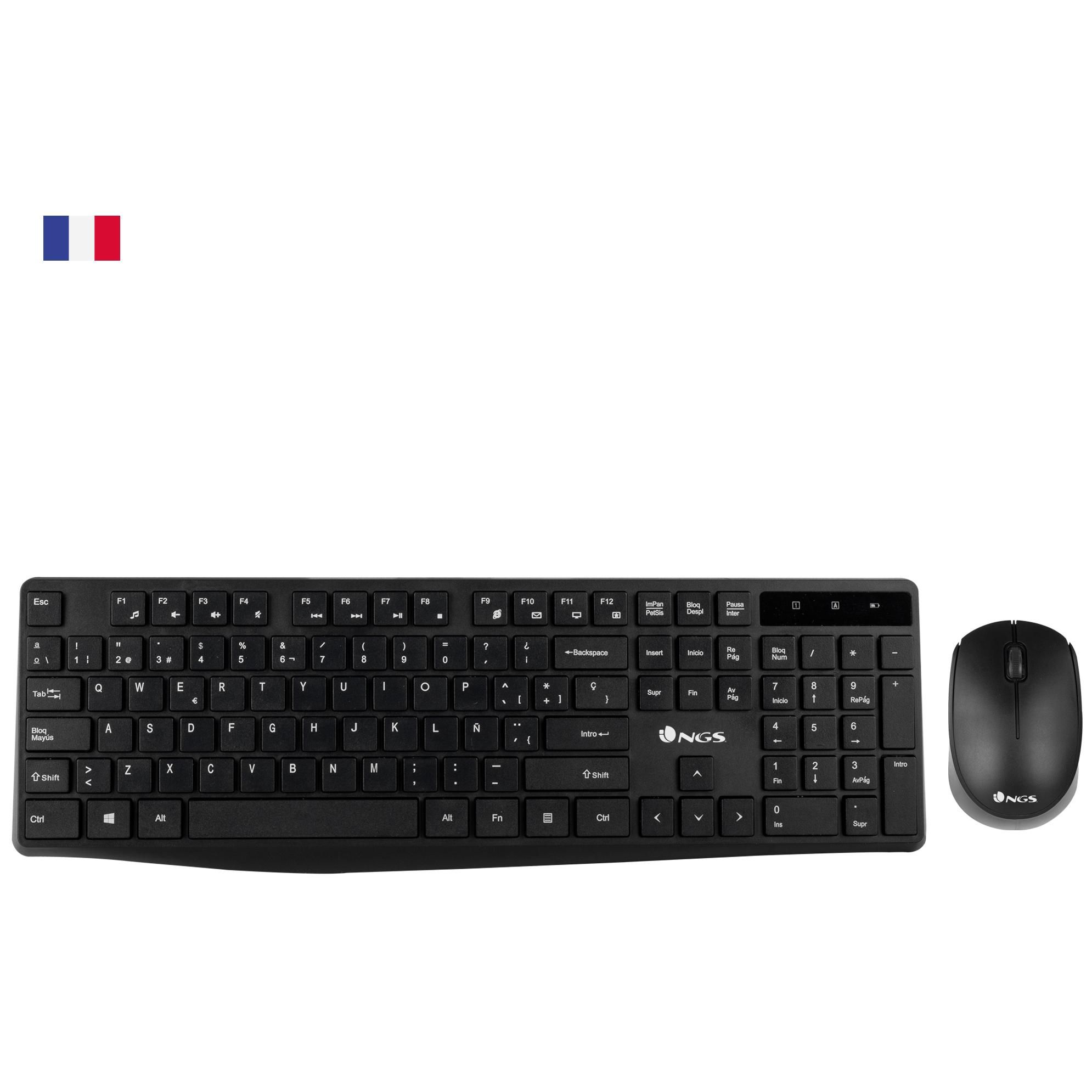 Kit NGS Allure inalámbrico multimedia (AZERTY)