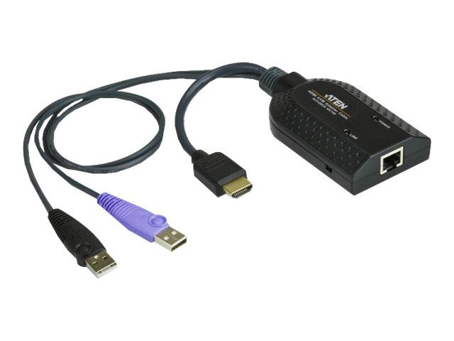 Cable adaptador ATEN con KVM virtual HDMI y USB, lector de tarjetas inteligente (módulo CPU)