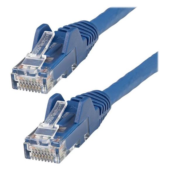 StarTech.com 1m Ethernet Cable CAT6 - LSZH, Blue, Snagless, PoE, 24AWG (N6LPATCH1MBL)