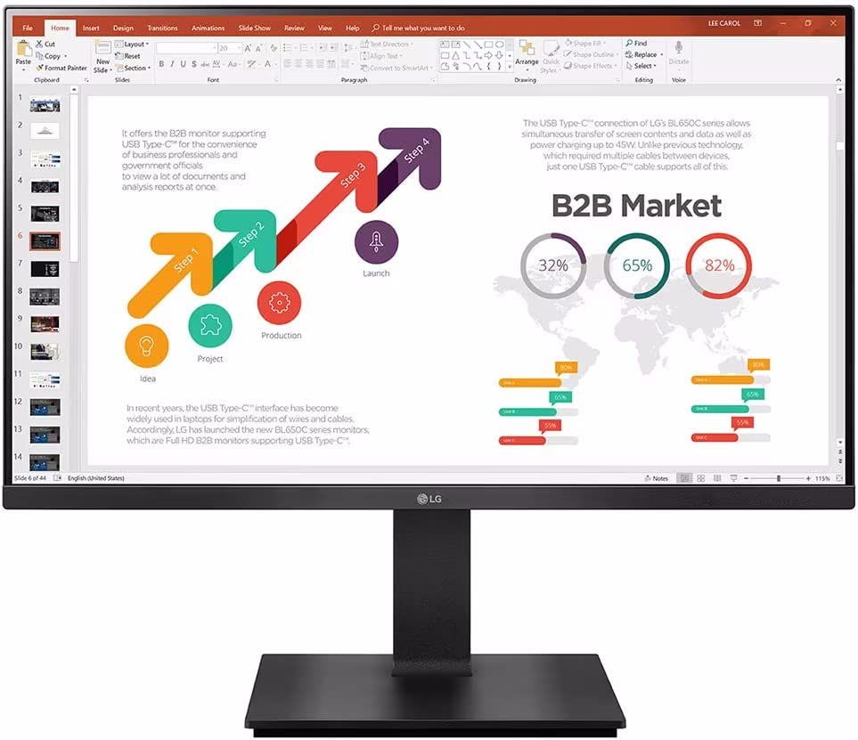 LG 24BP45SP-B 23.8 Inch Monitor