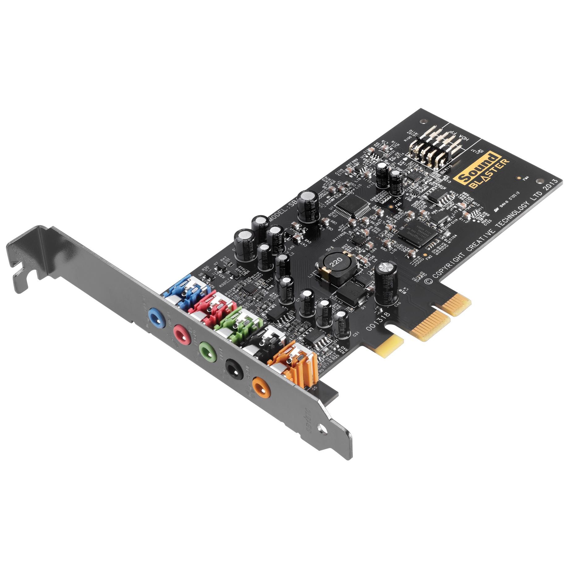 Creative Technology Sound Blaster Audigy FX 5.1 Channel PCI-E x1 Audio Card
