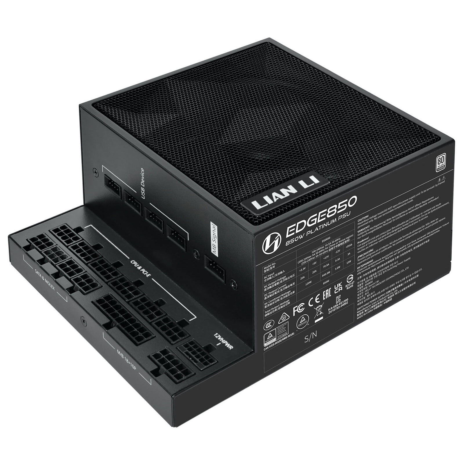Lian Li Edge 850W 80PLUS Platinum