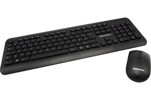 DACOMEX 2-in-1 Keyboard and Mouse Set KM500-W (Black)
