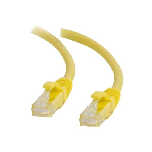 Cable de red C2G Cat5e bootado UTP, 1 m, Amarillo