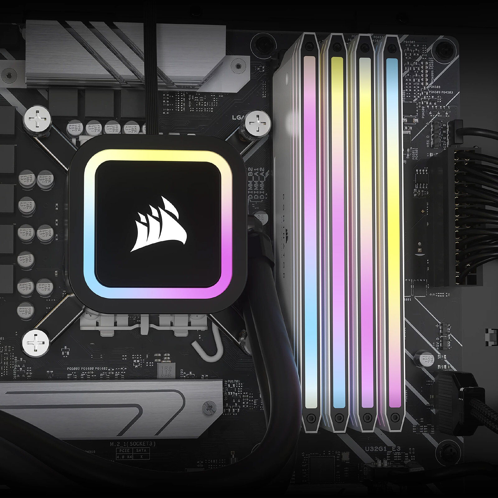 Corsair Dominator Titanium DDR5 - White Lighting Kit