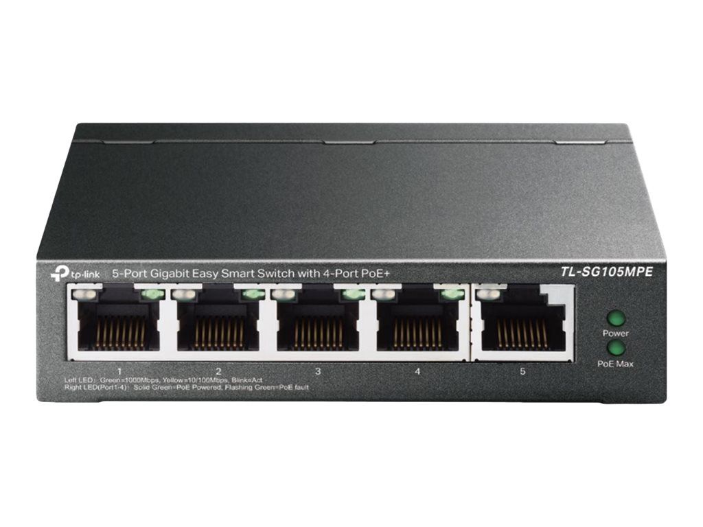 TP-Link TL-SG105MPE V1.60 - Desktop Switch - 5x 10/100/1000