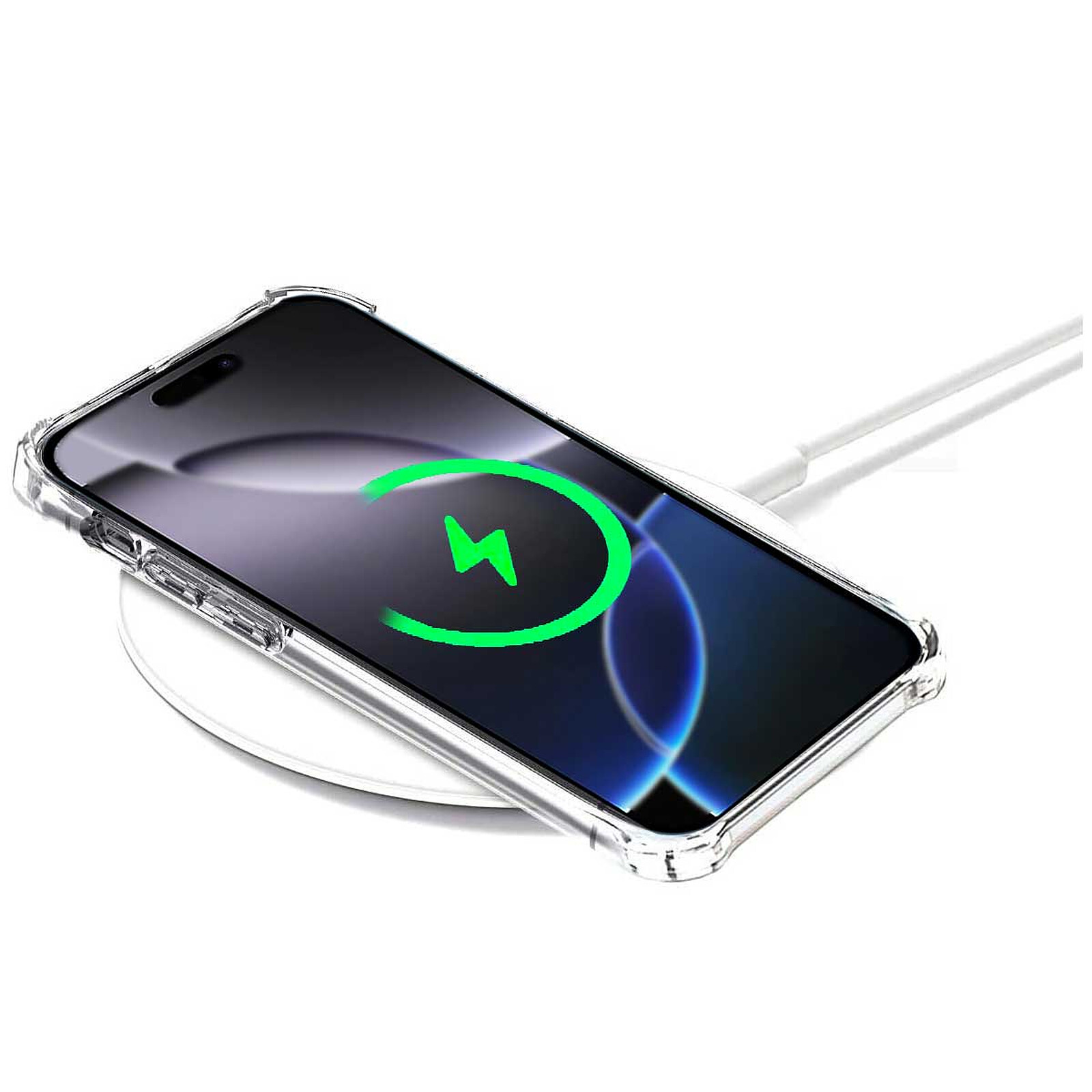 Akashi Coque TPU Angles Renforcés MagSafe Apple iPhone 16 Pro Max 