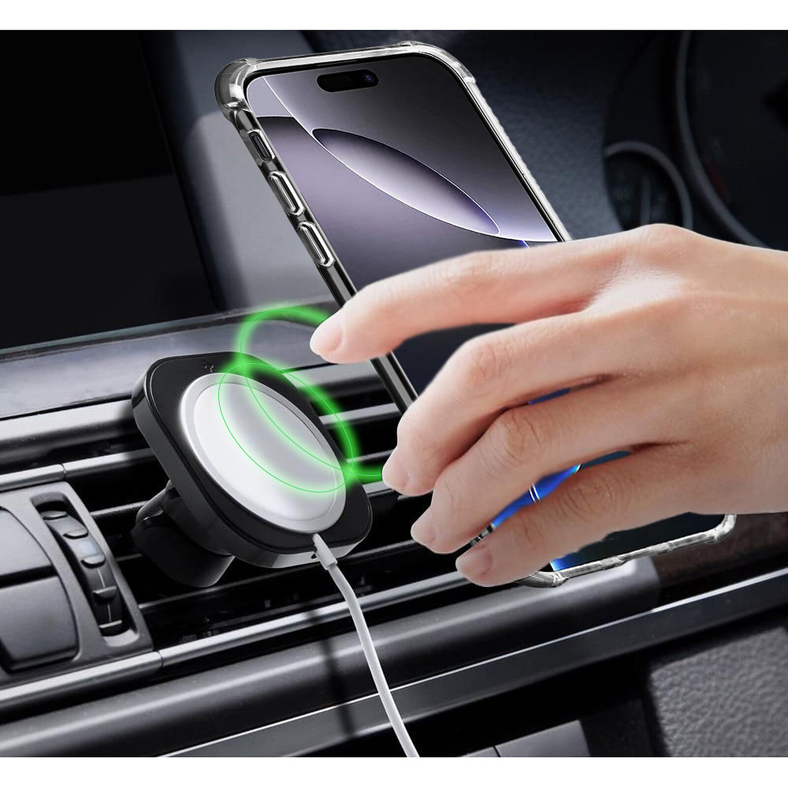 Akashi Coque TPU Angles Renforcés MagSafe Apple iPhone 16 Pro Max 
