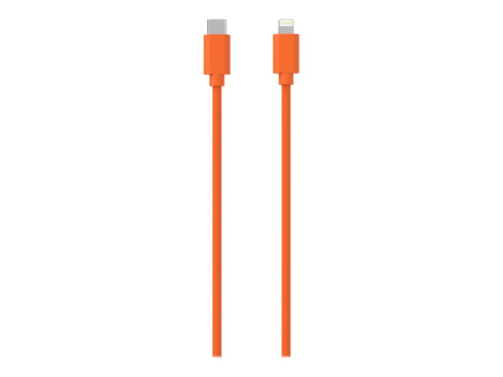 Cable Lightning JAYM POP - 1,5 m, Naranja