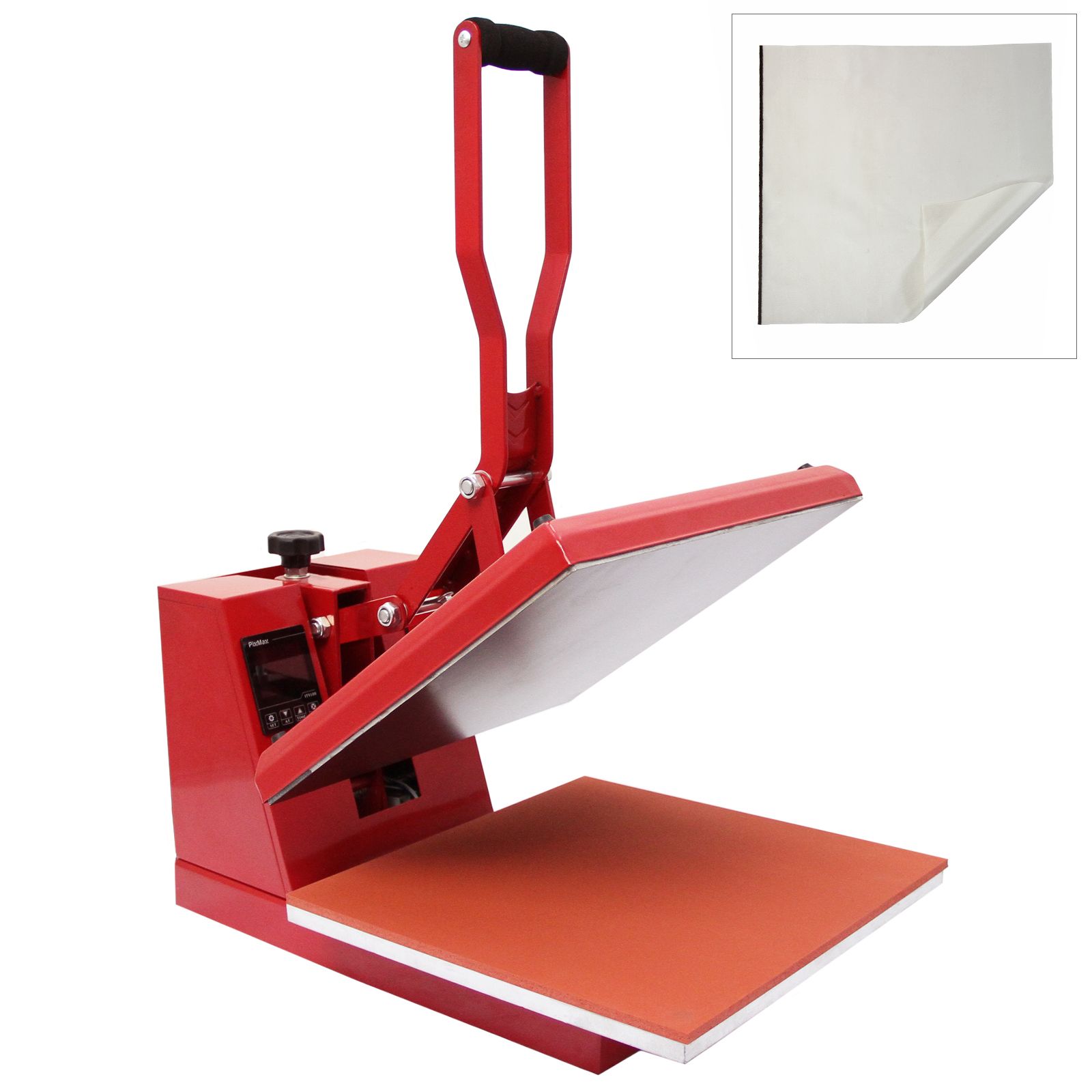 Presa térmica PixMax MonsterShop de 38x38 cm para camisetas
