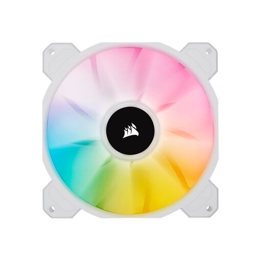 Ventilador Corsair iCUE SP140 RGB Elite - Ventilador para chasis de 140 mm - Blanco (paquete de 2)