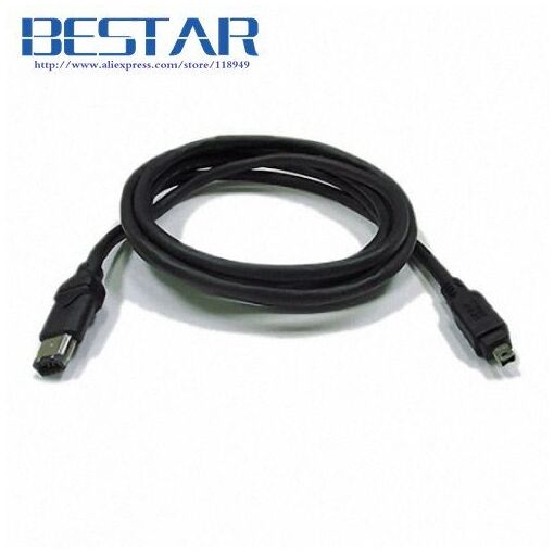 Nipseyteko FireWire 400 Cable, 180cm, Black