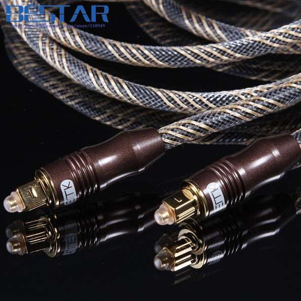 Nipseyteko Digital Audio Optical Fiber Cable, 15m (Toslink)