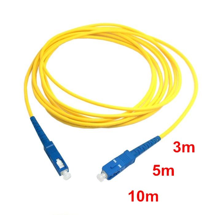 Nipseyteko Fiber Optic Cable SC to SC SM Simplex, Monomode 50m