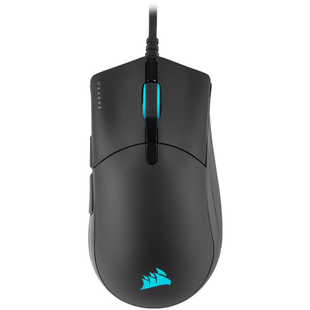 CORSAIR Sabre RGB Pro Gaming Mouse - Optical - 6 Buttons - Wired - USB